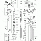 KDX250 (KDX250-D1) Front fork(kdx250-d1)