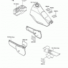 KLR250 (KL250-D8) Наклейки
