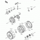 KX125 (KX125-H2) Сцепление