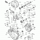 KX125 (KX125-H2) КАПОТ ДВИГАТЕЛЯ