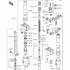 KX125 (KX125-H2) Front fork(kx125-h2)