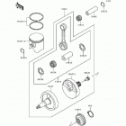 KX500 (KX500-E3) Crankshaft / piston