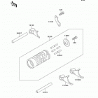 KX60 (KX60-B7) Change drum / shift fork