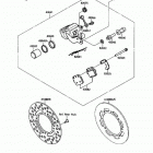 KX80 Big Wheel (KX80-N3) Задний тормоз