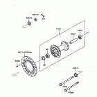 KX80 Big Wheel (KX80-N3) Передняя ступица