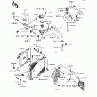 EX500 (EX500-A4) Radiator / fan / water pump