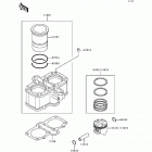EX500 (EX500-A4) Cylinder / pistons