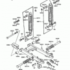 KE100 (KE100-B9) Swing arm / shock absorber