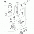KX250 (KX250-H1) Crankshaft / piston
