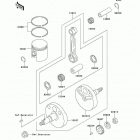 KX60 (KX60-B6) Crankshaft / piston