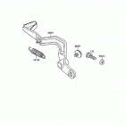 KX80 (KX80-N3) Педаль тормоза