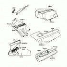 Ninja 250R (EX250-F4) Decals(ebony / gray)(ex250-f4)