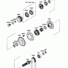 Ninja 750R (ZX750-F4) Generator shaft
