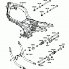 Ninja ZX-10 (ZX1000-B3) Рама ,крепежные детали