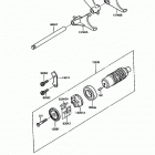 Ninja ZX-11 (ZX1100-C1) Change drum / shift fork