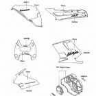 Ninja ZX-11 (ZX1100-C1) Decal(ebony)(zx1100-c1)