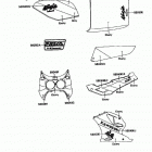 Ninja ZX-7 (ZX750-H2) Decals(ebony / gray)