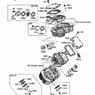 Vulcan 88 (VN1500-A4) Крышка головки цилиндров