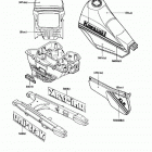 KLR250 (KL250-D6) Наклейки