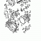 KX125 (KX125-G1) Крышки двигателя