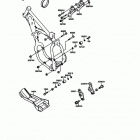 KX125 (KX125-G1) Рама ,крепежные детали
