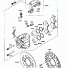 KX125 (KX125-G1) Передний тормоз