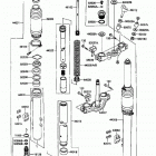 KX125 (KX125-G1) Передняя вилка