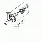KX125 (KX125-G1) Передняя ступица
