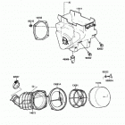KX125 (KX125-F1) Воздухозаборник