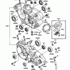 KX125 (KX125-F1) Картер