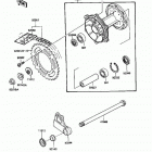 KX125 (KX125-F1) Задняя ступица колеса