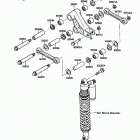 KX125 (KX125-F1) Задняя подвеска