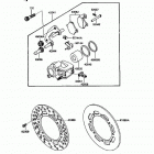 KX125 (KX125-F1) Передний тормоз