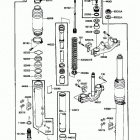 KX125 (KX125-F1) Передняя вилка