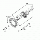 KX125 (KX125-F1) Передняя ступица