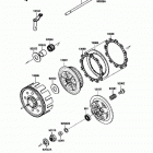 KX250 (KX250-F1) Сцепление