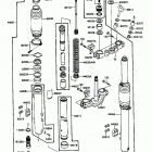 KX250 (KX250-F1) Передняя вилка