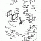Ninja 600R (ZX600-C1) Radiator(c1 / c2-505600)