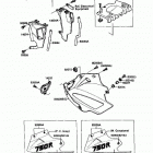 Ninja 750R (ZX750-F2) Обтекатель нижний