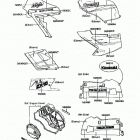 Ninja ZX-10 (ZX1000-B1) Decals(ebony / silver)(zx1000-b1)