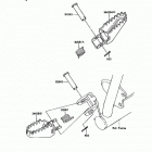 KDX80 (KDX80-C4) Подножки