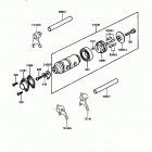 KE100 (KE100-B6) Change drum / shift fork