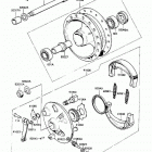 KE100 (KE100-B6) Передняя ступица