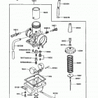 KDX80 (KDX80-C1) Carburetor(kdx80-c1 / c2 / c3)