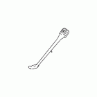 GOLD WING  GL1800 Side stand (chrome)