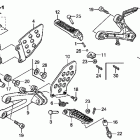 CBR600RR Подножки
