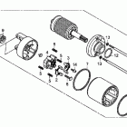 STATELINE  VT1300CR ПУСКОВОЙ ЭЛЕКТРОДВИГАТЕЛЬ