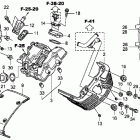 STATELINE ABS  VT1300CRA Крышка головки переднего цилиндра