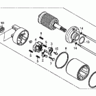 SABRE VT1300CS ПУСКОВОЙ ЭЛЕКТРОДВИГАТЕЛЬ