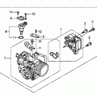 SABRE VT1300CS КОРПУС ДРОССЕЛЬНОЙ ЗАСЛОНКИ